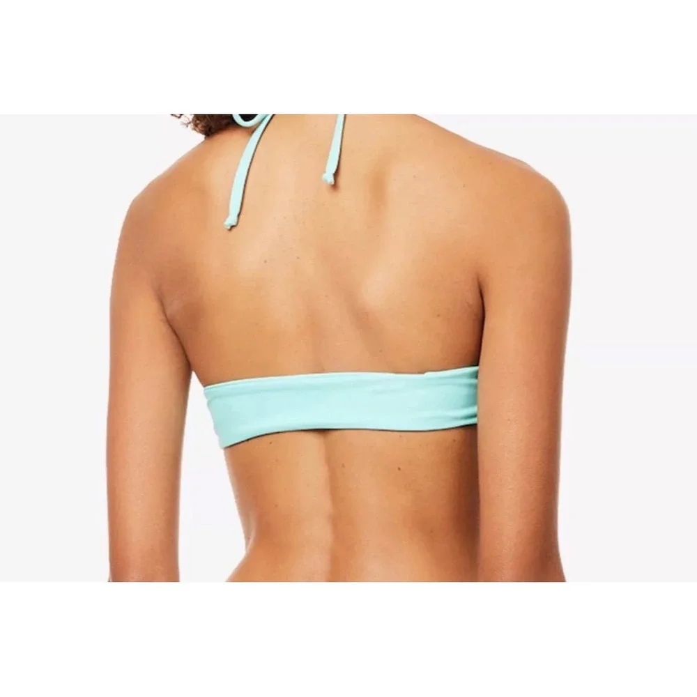 Oceanus‎ Mias Marina Beaded Starfish Bikini Top Aqua Blue BK028 Medium NWT